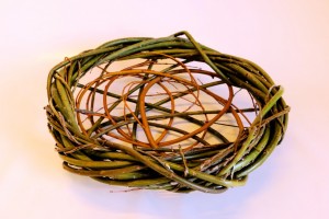 Weidenschale "Osternest"