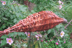 Gartenfackel aus Weide